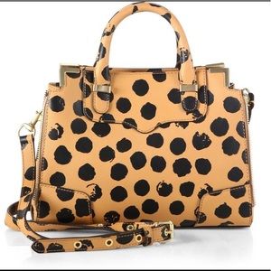Rebecca Minkoff Amorous Dot-Print Leather Satchel